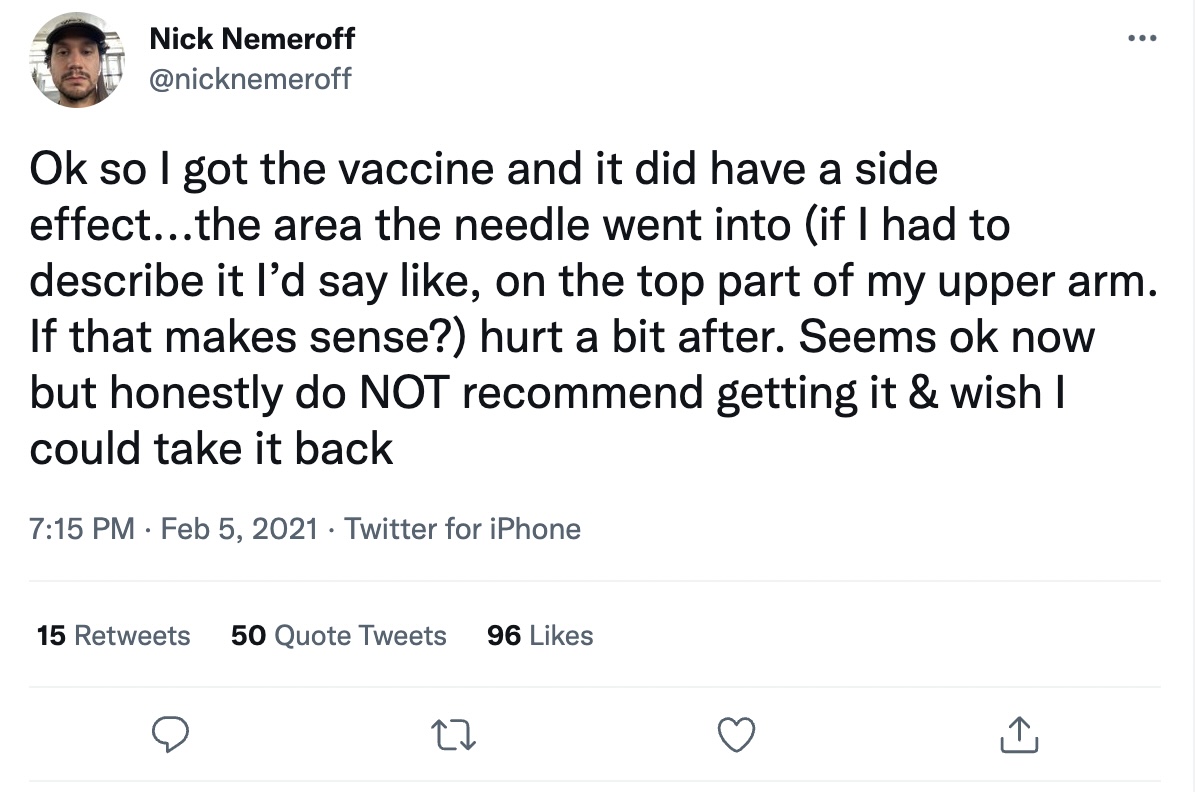 Nick Neroff jab post